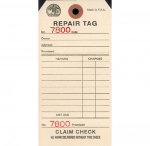 WALD #700 REPAIR TAG BOX/500